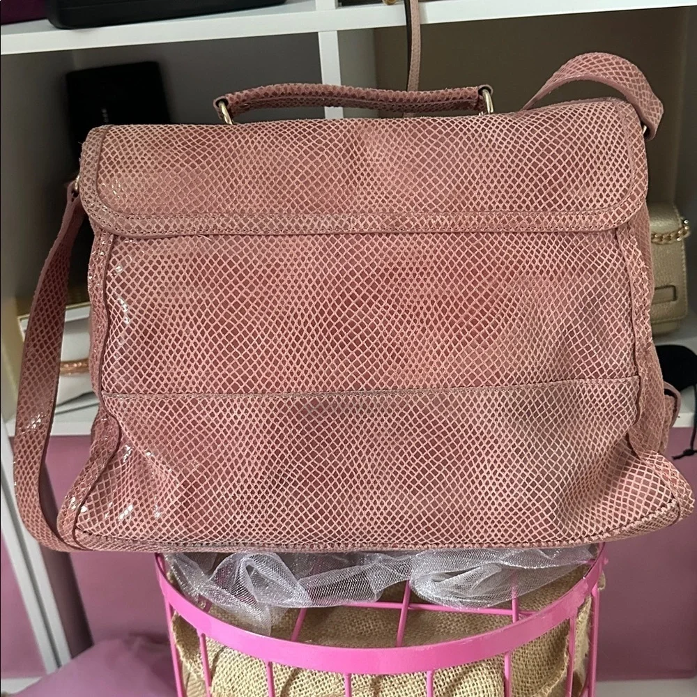 See By Chloe Rose Textured Bag with Gold Clasp